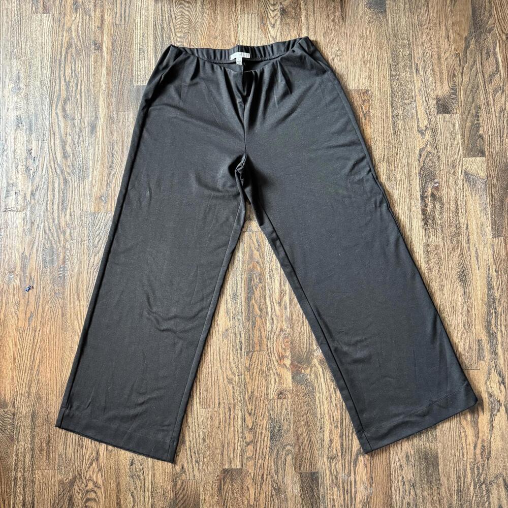Single Thread Women's Wide Leg Pants Size Large Black